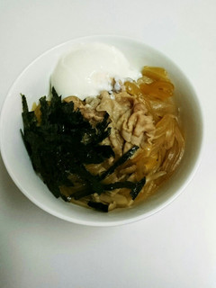 豚バラ玉²ぶっかけうどん-レシピのメイン写真