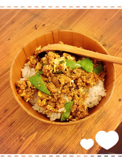 豚ひき肉と絹さやのドライカレー風-レシピのメイン写真