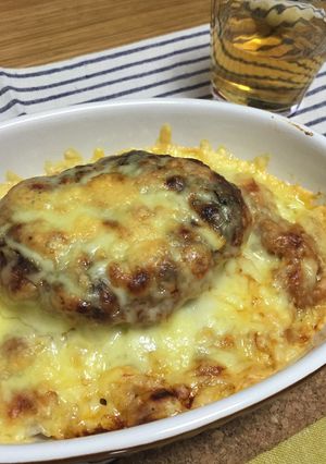 ボリューム満点！ハンバーグドリア-レシピのメイン写真