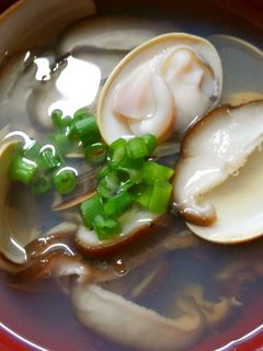 白だしだけで簡単♪はまぐりのお吸い物*°-レシピのメイン写真