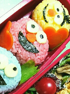 セサミストリートのデコ弁-レシピのメイン写真
