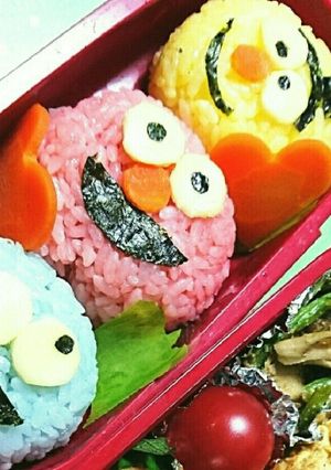 セサミストリートのデコ弁-レシピのメイン写真