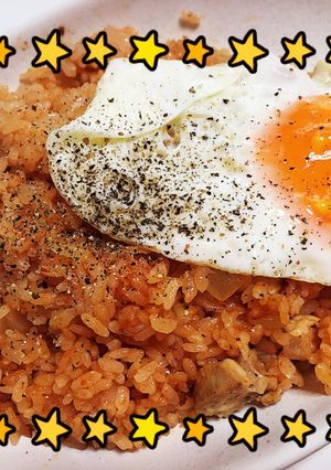 簡単!トマトジュースで洋風炊き込みご飯-レシピのメイン写真