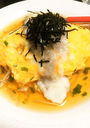 ポムの樹風♡とろろ和風スープオムライス♡-レシピのメイン写真