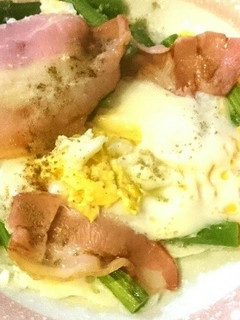 アスパラベーコンと蒸し卵焼き-レシピのメイン写真