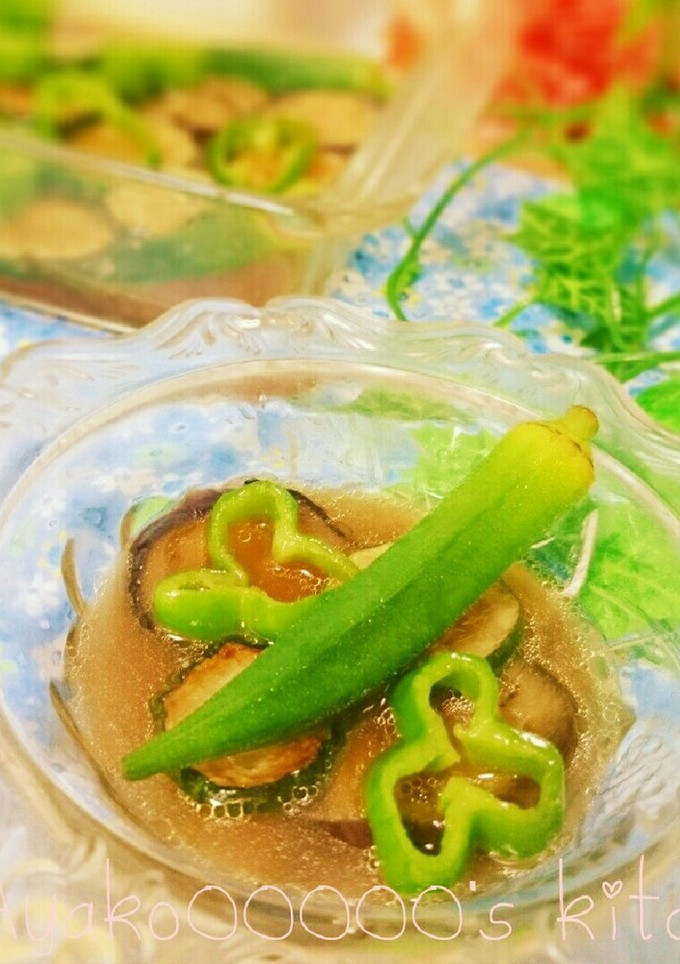 簡単♪夏野菜の洋風揚げ浸し-レシピのメイン写真