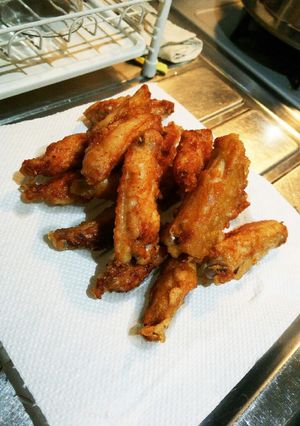 フライパンで揚げ焼き！手羽中唐揚げ♪-レシピのメイン写真