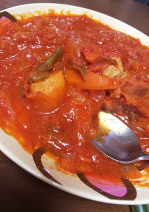 鶏肉のトマト煮-レシピのメイン写真