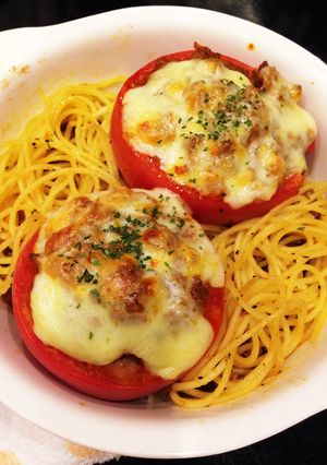 トマトの肉詰め-レシピのメイン写真