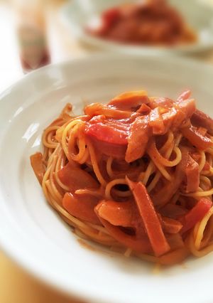 簡単トマトソース＊ナポリタン-レシピのメイン写真