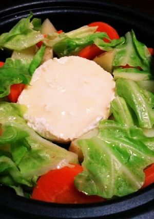 春野菜の簡単とろとろチーズフォンデュ-レシピのメイン写真
