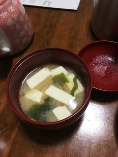 絹豆腐とわかめの味噌汁☆-レシピのメイン写真