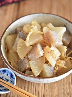 大根とこんにゃくの味噌煮【作り置き】-レシピのメイン写真