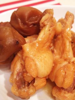 梅酒の梅と鶏手羽あっさり煮-レシピのメイン写真