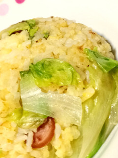 パラパラ!簡単レタスチャーハン-レシピのメイン写真