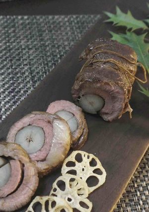 大きなごぼうの肉巻-レシピのメイン写真