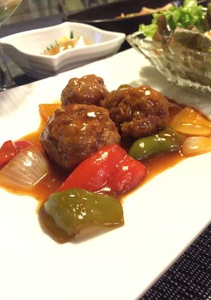 豆腐を使った肉団子黒酢あん♡酢豚風-レシピのメイン写真