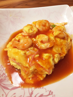 舞茸炒飯のエビカニ天津飯-レシピのメイン写真