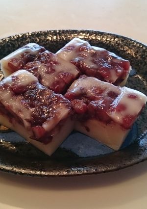 衝撃これだけで！超簡単絶品小豆ういろう-レシピのメイン写真