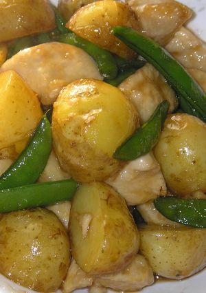 節約レシピ♪つるりん鶏のじゃが炒め-レシピのメイン写真