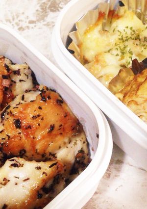 男子のお弁当 お安い鶏胸肉メインで-レシピのメイン写真