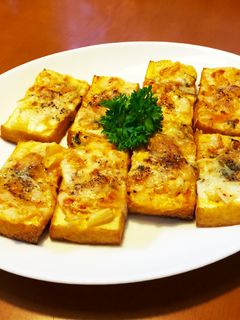 簡単☆厚揚げのキムチーズ焼き!!!-レシピのメイン写真
