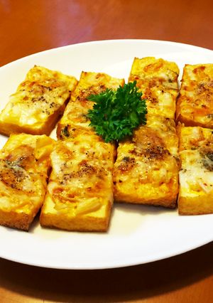 簡単☆厚揚げのキムチーズ焼き！！！-レシピのメイン写真