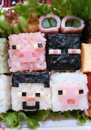キャラ弁☆マインクラフト マイクラ-レシピのメイン写真