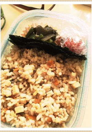 時短!炊き込みごはん弁当♪-レシピのメイン写真