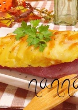 子供も大好き☆簡単さつまいもグラタン♡-レシピのメイン写真