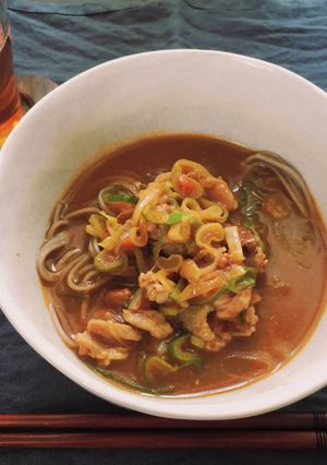 レトルトカレーで作る簡単カレーうどん蕎麦-レシピのメイン写真