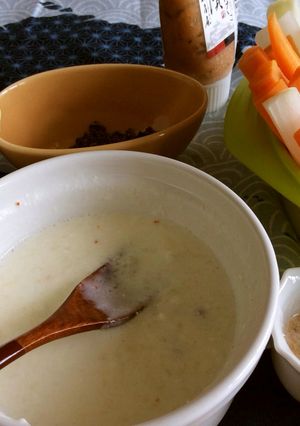 ヨーグルトの明太子と塩昆布の和風ディップ-レシピのメイン写真