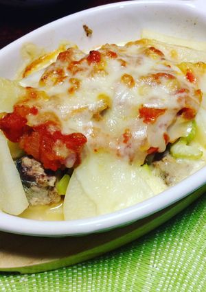 サバ缶のトマトソースチーズ焼き-レシピのメイン写真