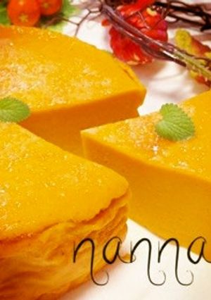 ミキサーで♡滑らか〜かぼちゃケーキ♪-レシピのメイン写真