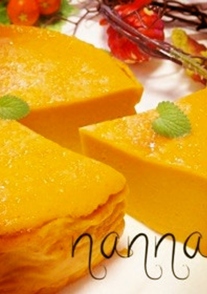 ミキサーで♡滑らか〜かぼちゃケーキ♪-レシピのメイン写真