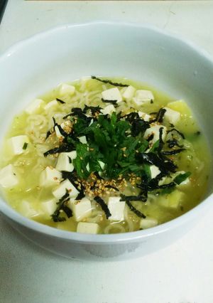 豆腐とキャベツのあんかけ塩ラーメン-レシピのメイン写真