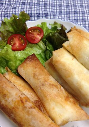 我が家のおつまみ♪ヘルシー焼き春巻き-レシピのメイン写真