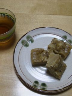 簡単!!薄力粉でくるみゆべし♪-レシピのメイン写真