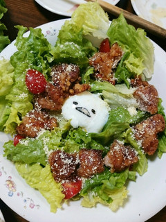 誕生日に☆ぐでたまシーザーサラダ-レシピのメイン写真