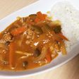 カラメルソースが決めてのハヤシライス