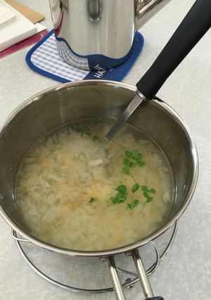 新玉ねぎのパクパクスープ-レシピのメイン写真