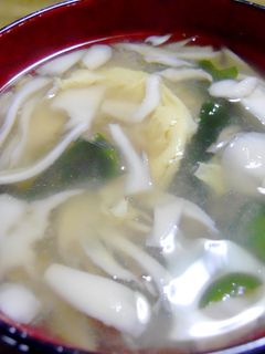 舞茸の味噌汁-レシピのメイン写真
