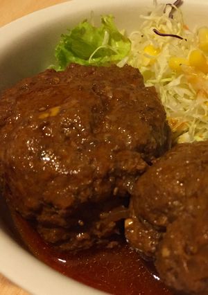 基本の煮込みハンバーグ(豆腐)-レシピのメイン写真