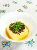 簡単☆たまご豆腐に、ごま＆ひじき♪