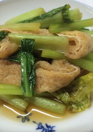 超簡単！麺つゆだけで小松菜の煮浸し-レシピのメイン写真