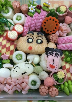 クレヨンしんちゃん 弁当 遠足 運動会-レシピのメイン写真