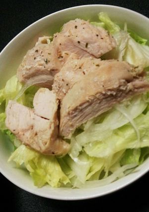 レンジで簡単.*･ﾟ自家製サラダチキン-レシピのメイン写真