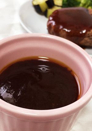 簡単！我が家のハンバーグソース(甘口)-レシピのメイン写真