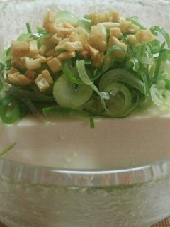 熱々にんにくごま油をかけたスタミナ冷奴♪-レシピのメイン写真