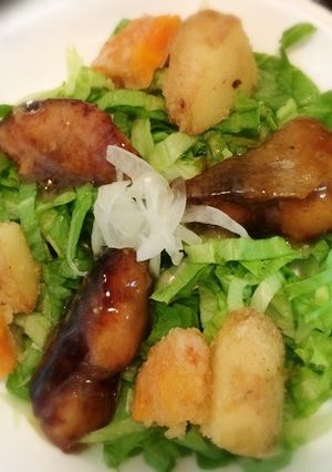 健康的!魚の竜田サラダ☆-レシピのメイン写真